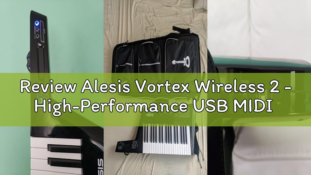 Review Alesis Vortex Wireless 2 - High-Performance USB MIDI Wireless Keytar Controller with Professi