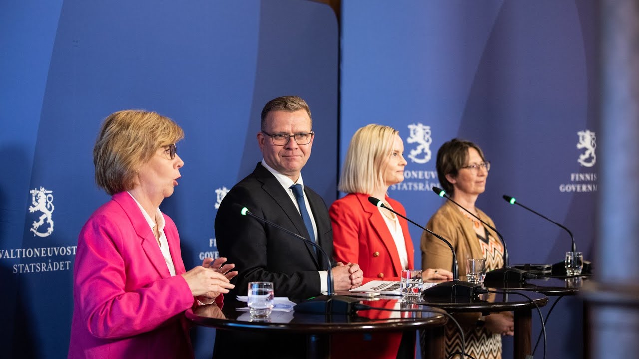 Hallitusneuvottelujen avauspäivän tiedotustilaisuus 2.5.