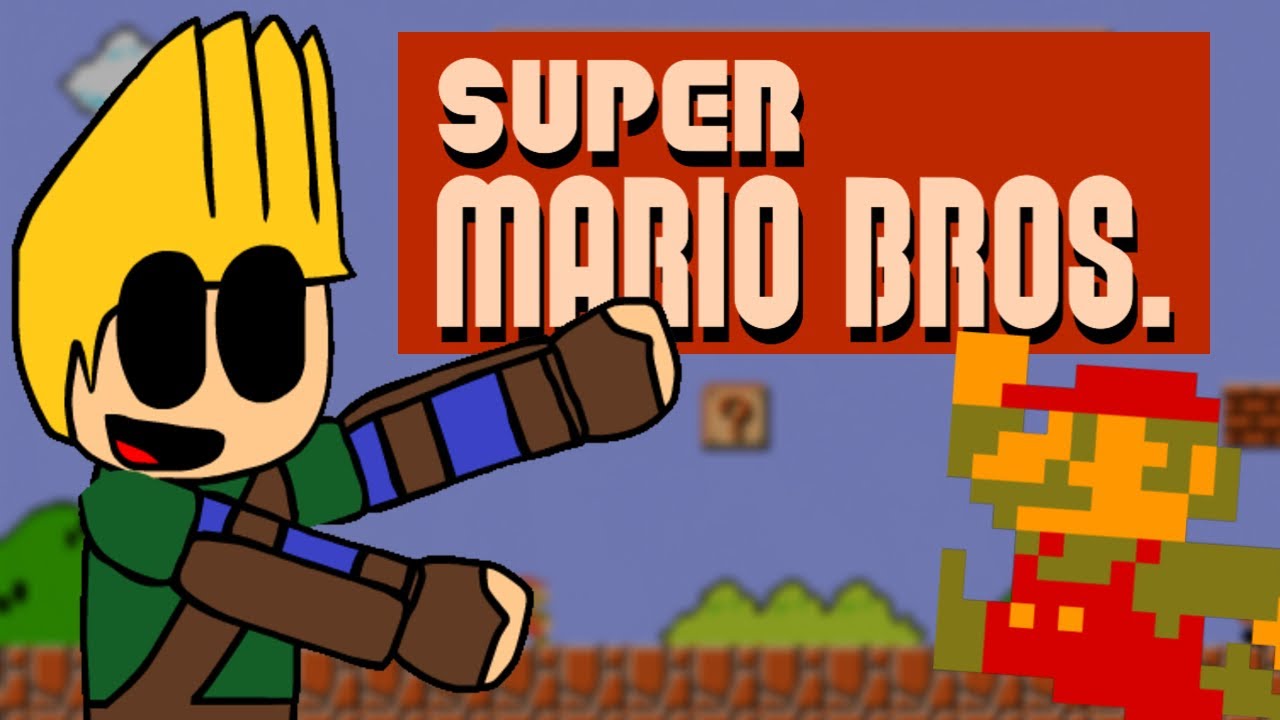 The video ends when I beat Super Mario Bros. (and I suck at the game)