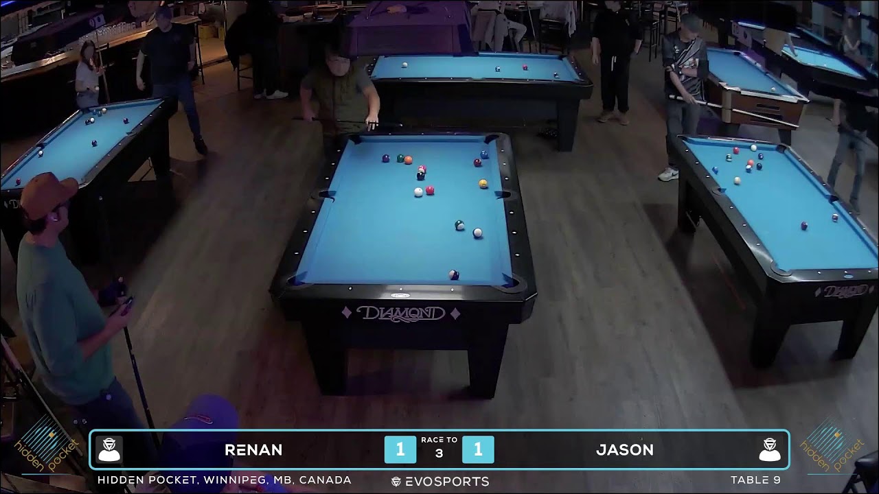 RENAN vs JASON - HIDDEN POCKET - TABLE 9 | EvoSports