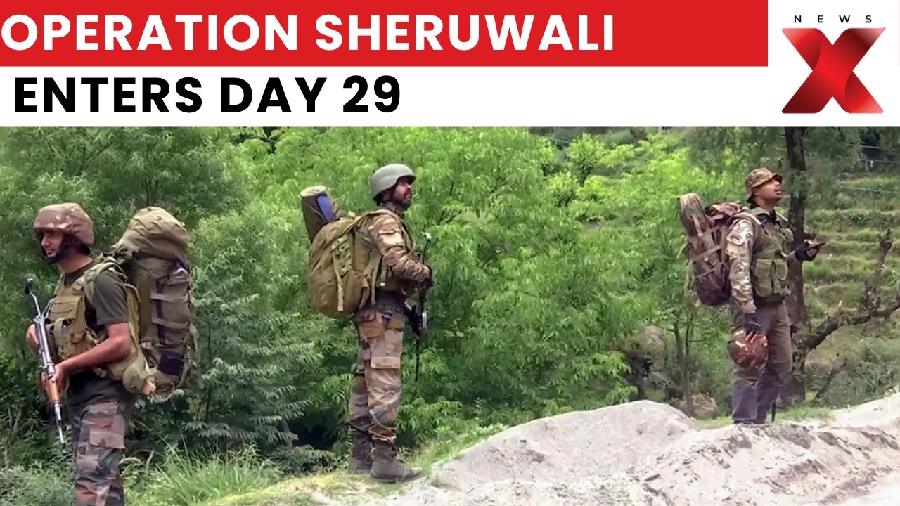 Operation Sheruwali enters 29th day in Rajouri district of Jammu and Kashmir | Latest News |  NEWSX