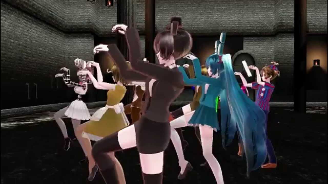 MMD Thriller whit Fnaf (720HD)