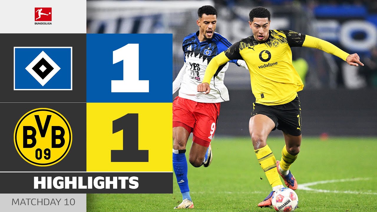 Hamburg SHOCK BVB Late! | HAMBURGER SV - BORUSSIA DORTMUND | Highlights | Matchday 10 &ndash; Bundesliga