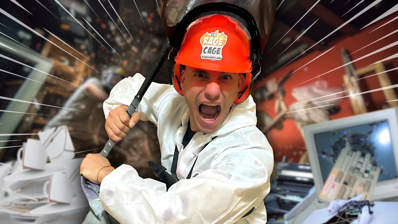 We DESTROYED EVERYTHING in the Rage Room!