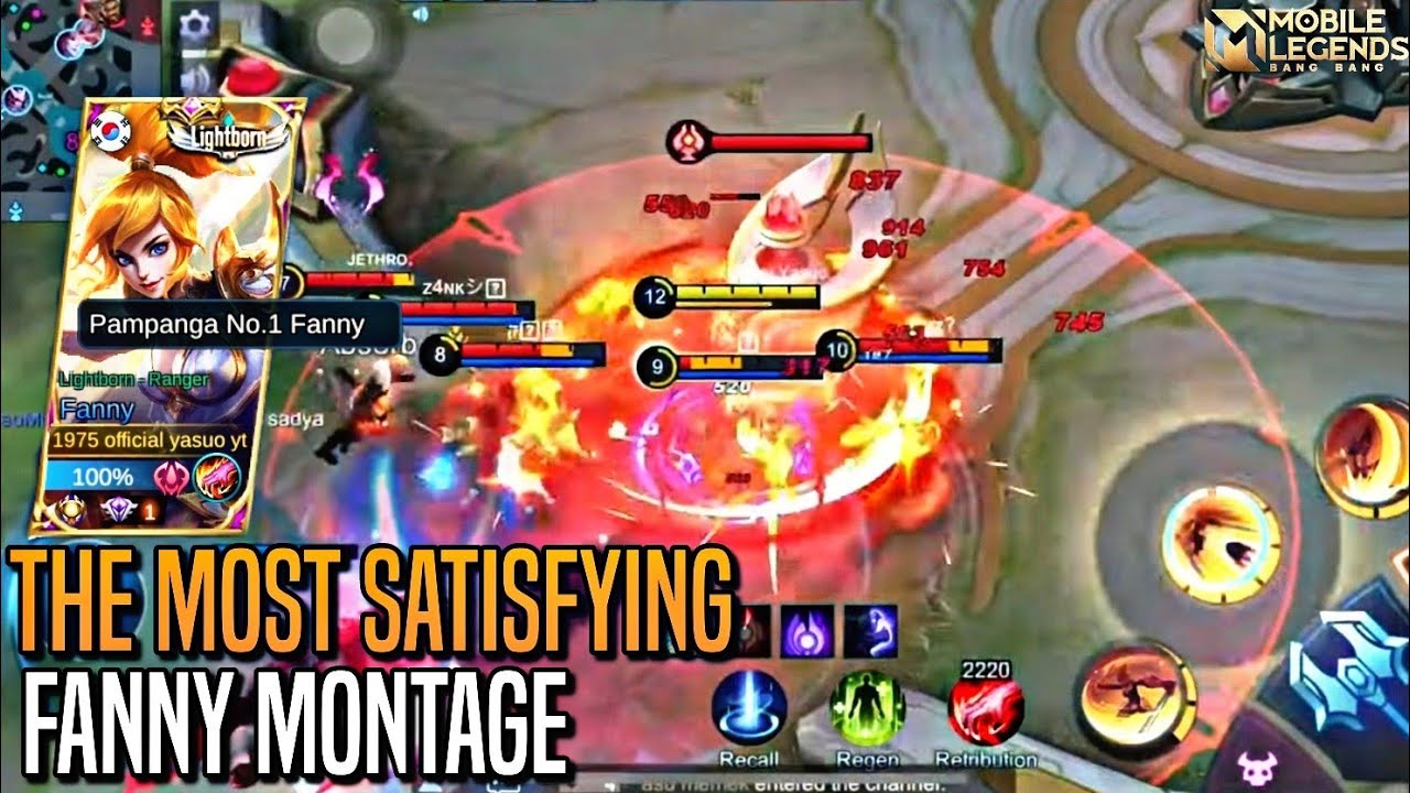 THE MOST SATISFYING FANNY MONTAGE BY OFFICIAL YASUO | MLBB