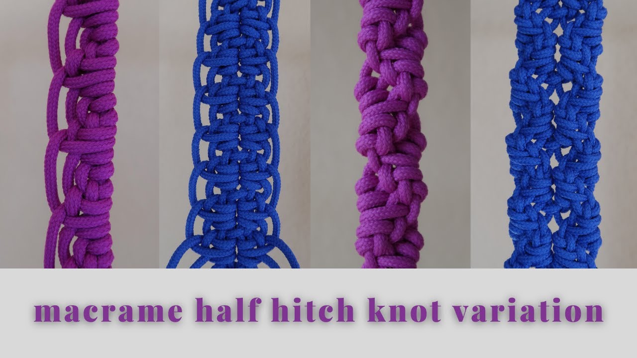 Easy Macrame Knot & Patterns Tutorial for Beginners