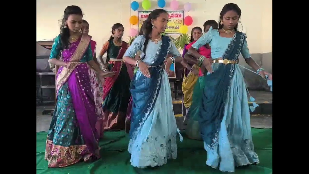  Pare  godari gala gala navve na dari ( children's day celebrations),🎉🎉💐💐🌺🎈🎈