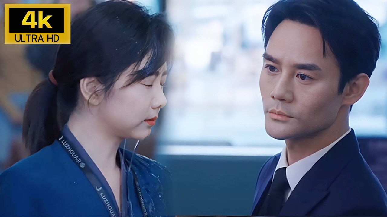 🥰灰姑娘被当众泼冷水，教官瞬间心疼炸了，直接上前制服撒泼乘客！#向风而行 #谭松韵 #王凯