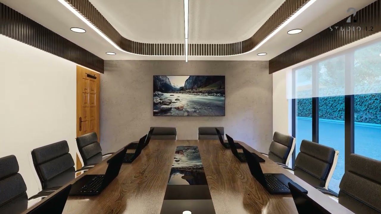 Conference Room Interior Design 3d Animation