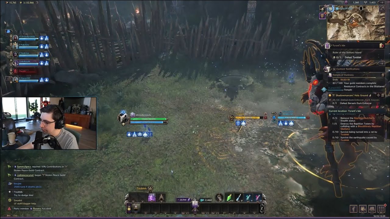 Shroud - Throne and Liberty full stream - 3-10-2024