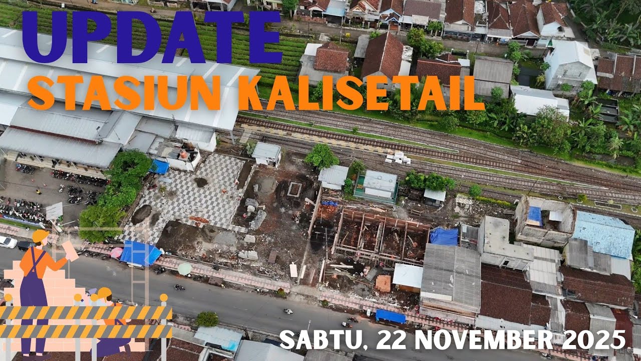 UPDATE STASIUN KALISETAIL, BANYUWANGI ‼️ Sabtu, 22 November 2025