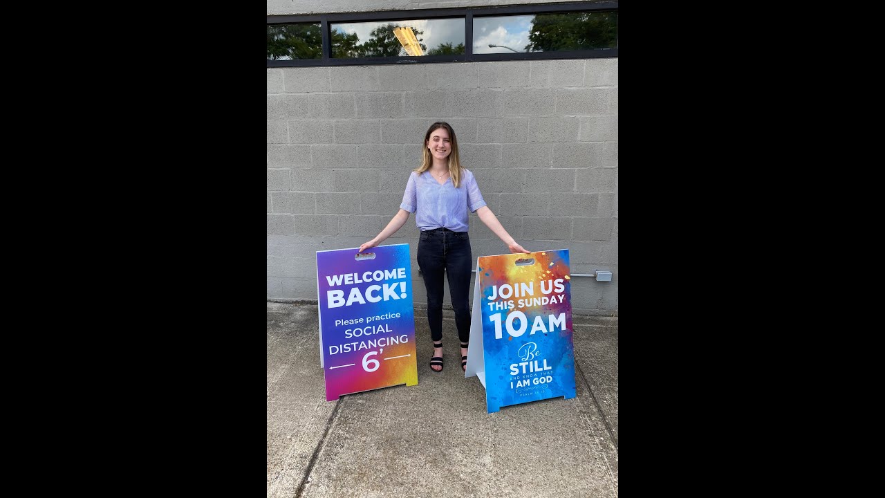 PraiseBanners Fold-A-Frame™ Signs