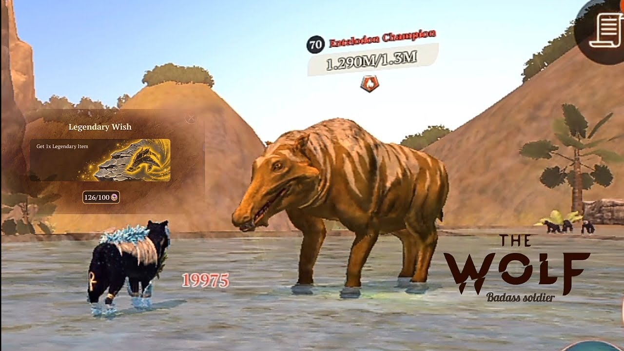 the wolf - Entelodon Champion Look Scary 😱❗