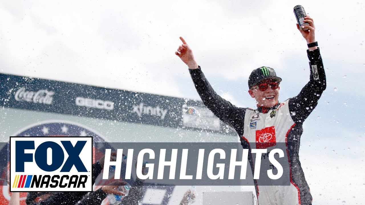 Ty Gibbs wins crash-filled Xfinity race at Charlotte | NASCAR ON FOX HIGHLIGHTS