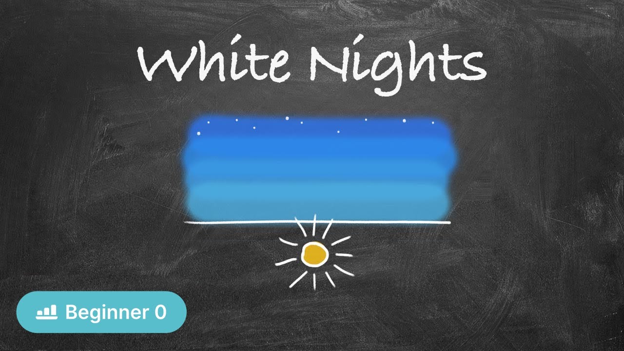 White Nights Explained in Russian (Acquire Russian Automatic Language Growth (ALG) - Zero Beginner)
