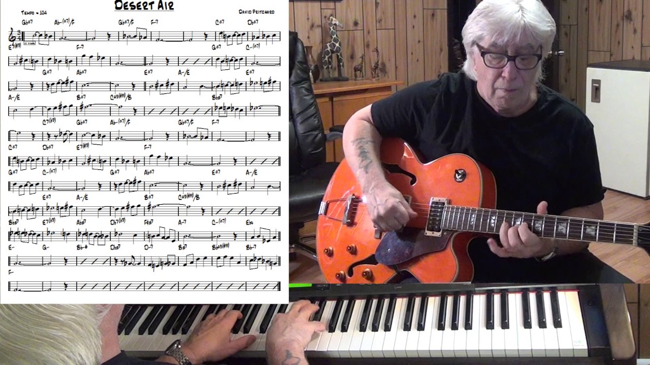 Desert Air - Jazz guitar & piano cover ( Chick Corea )