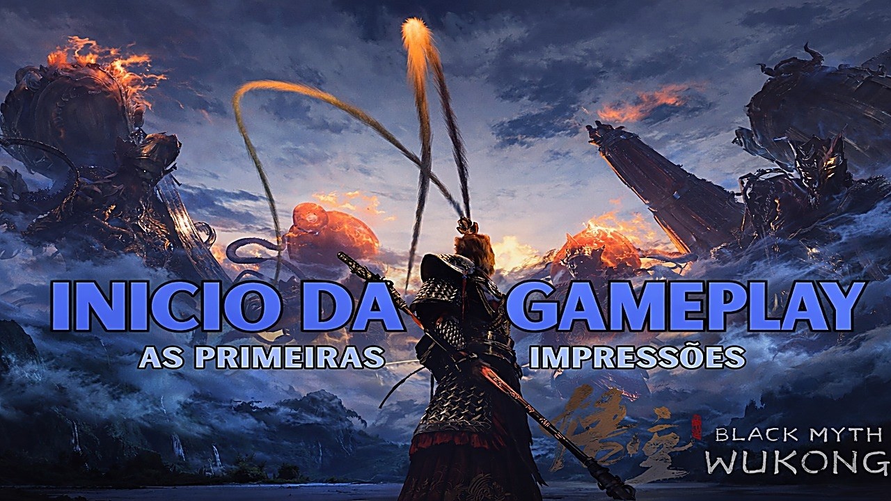 O MAMACO É INCRIVEL! BLACK MYTH WUKONG - AS PRIMEIRAS IMPRESSÕES