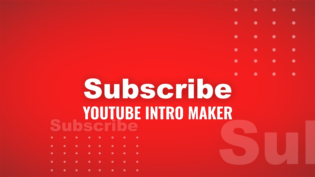 Custom Logo Animation Intro Maker &ndash; Professional YouTube Intro