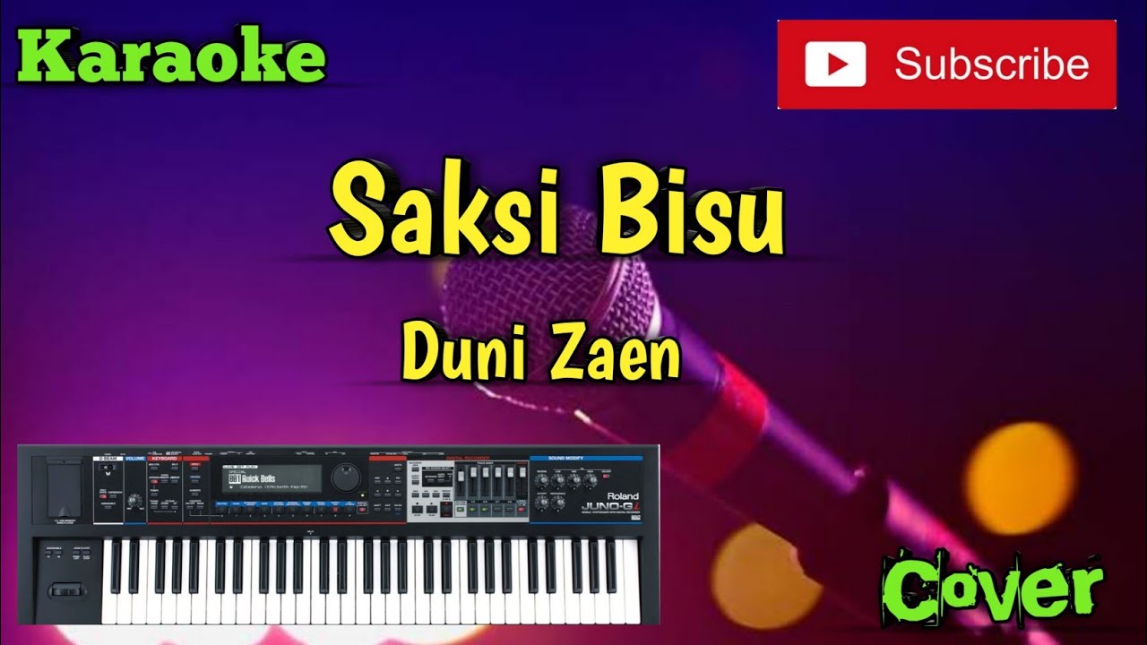 Saksi Bisu ( Duni Zaen ) Karaoke - Cover - Musik Sandiwaraan