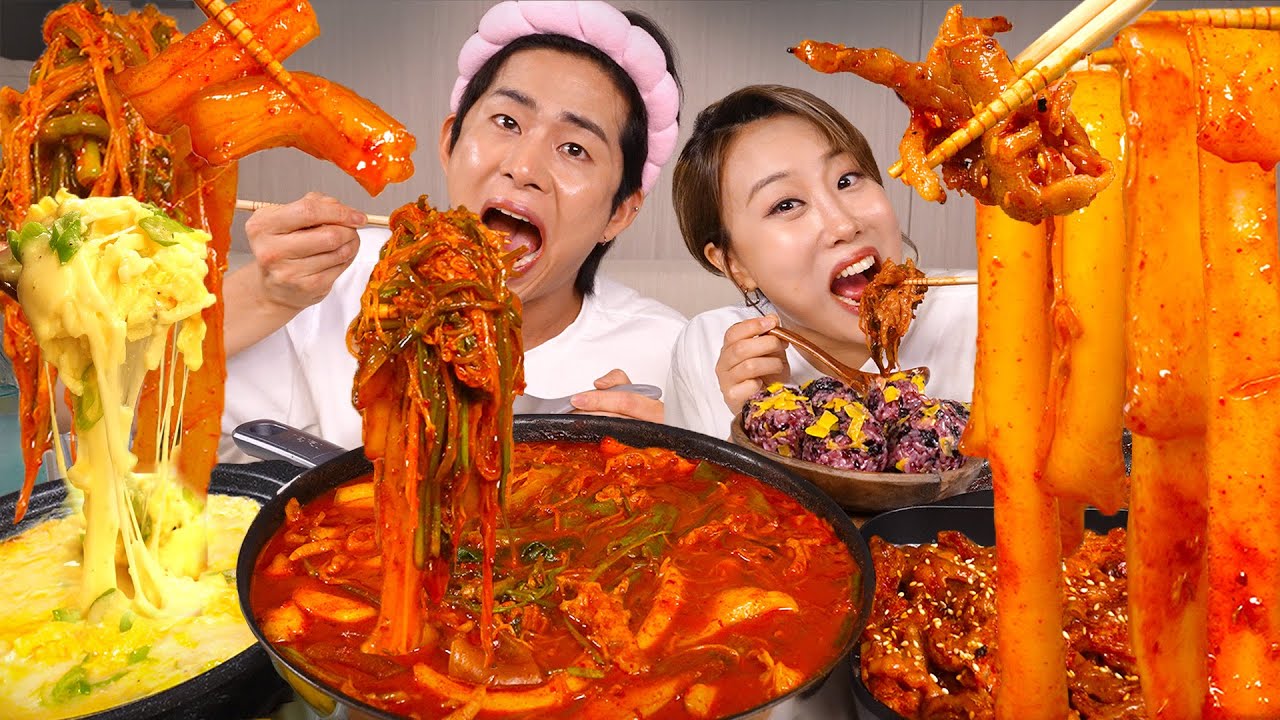 쫠깃소리 역대급🔥 모든 분모자폭탄 때려넣은 레전드 국물닭발 4탄🔥뉴진면+미나리+치즈계란찜+얼음식혜까지!! 역대급 업그레이드✨