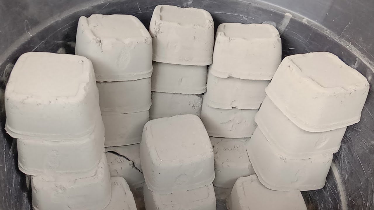 😍😷🤤 Whole crush Pure cement bars soft dusty fluffy Crumbling 😍|Satisfying video|Asmr puppys