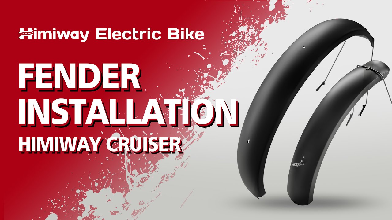 2020 Himiway Cruiser All-terrain Electric Bikes Full Fender Installation