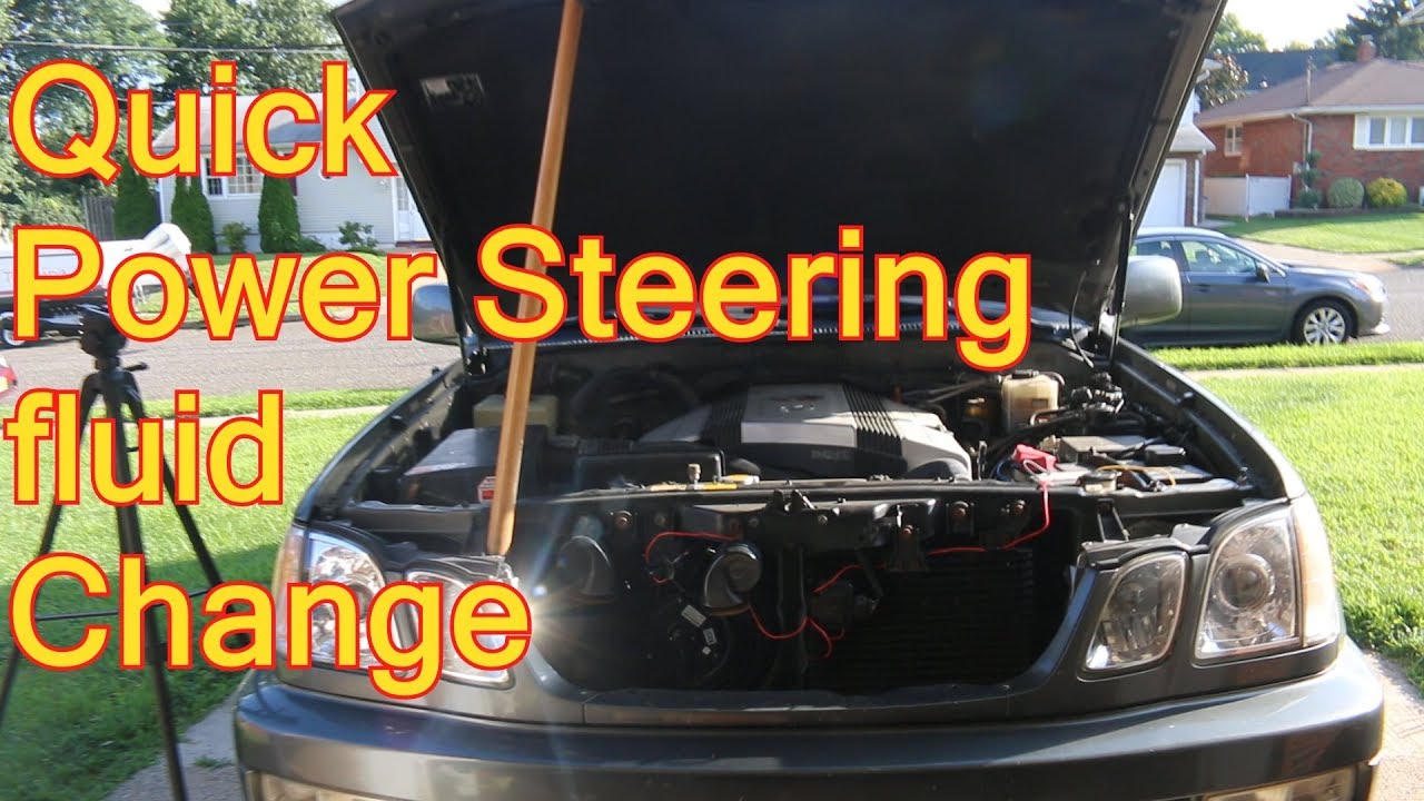 lx 470 power steering fluid change
