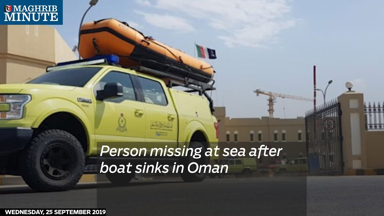 Person missing at sea after boat sinks in Oman