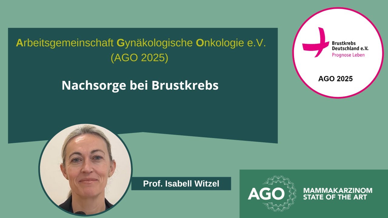 AGO 2025 | Nachsorge bei Brustkrebs