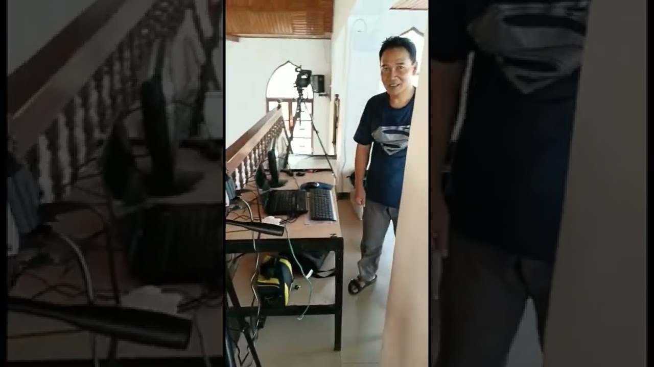 Persiapan live streaming Misa Malam Paskah