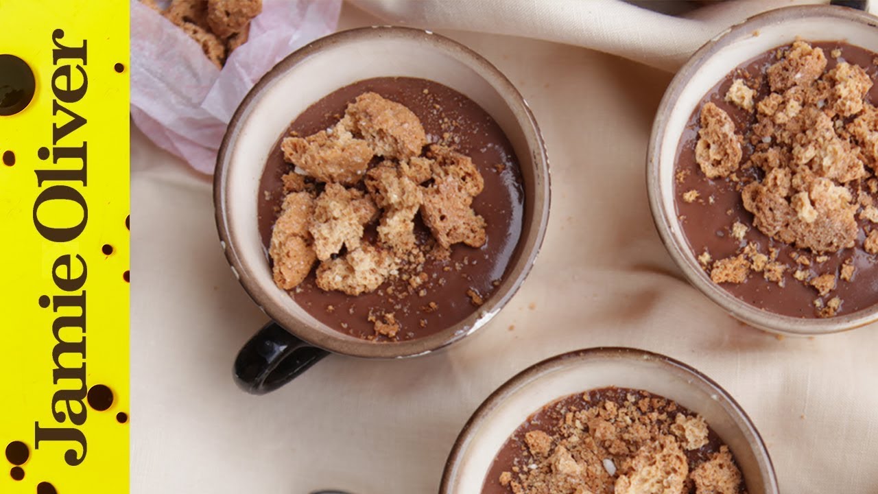 Chocolate Amaretto Pudding | Gennaro Contaldo