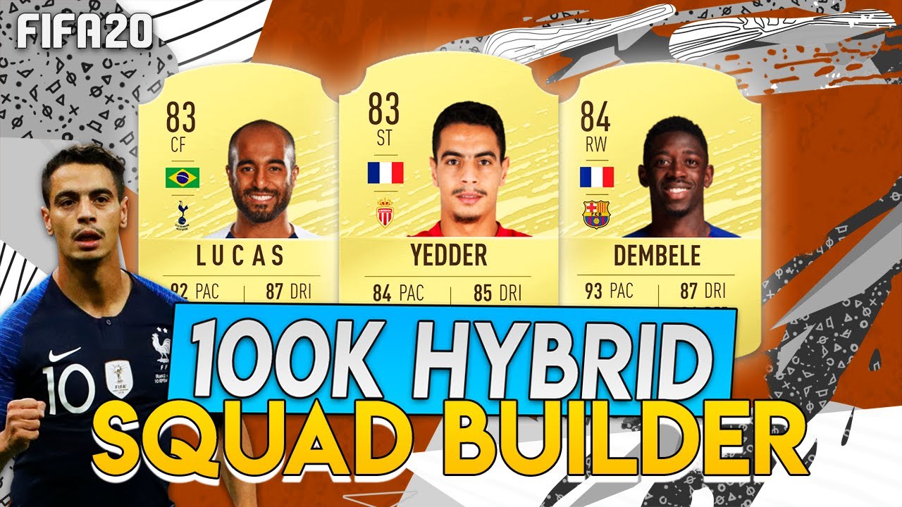 FIFA 20 MOST META OVERPOWERED 100K HYBRID SQUAD BUILDER w/ BEN YEDDER, LUCAS & DEMBELE! #FIFA20 #FUT