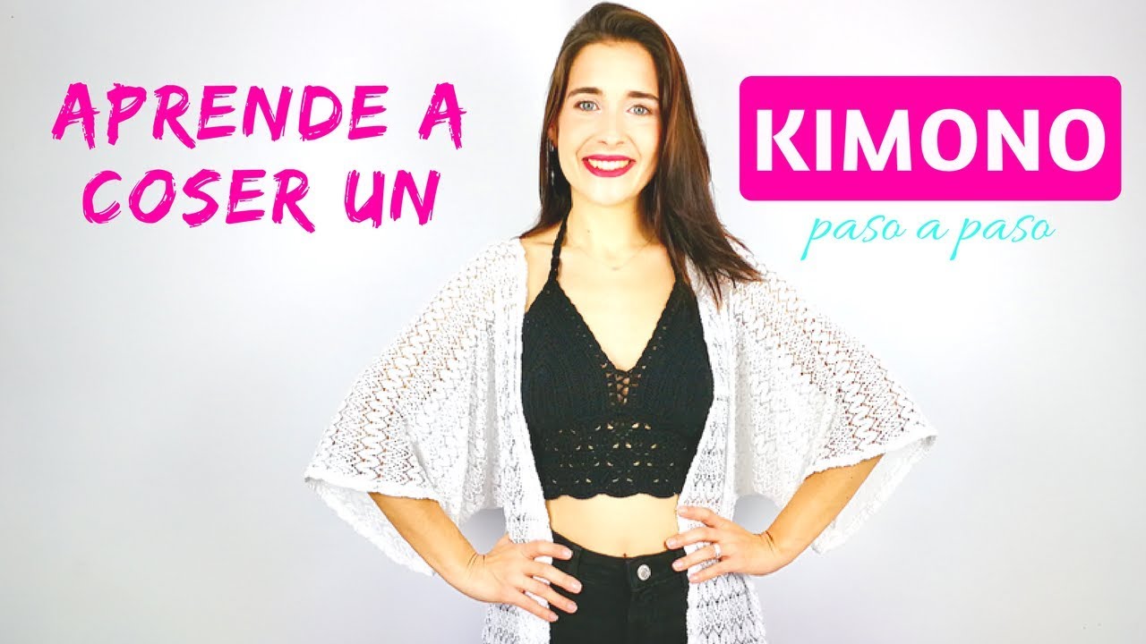 Aprende a coser un kimono muy fácil y rápido en 60 min! ✂ ❤ | DIY