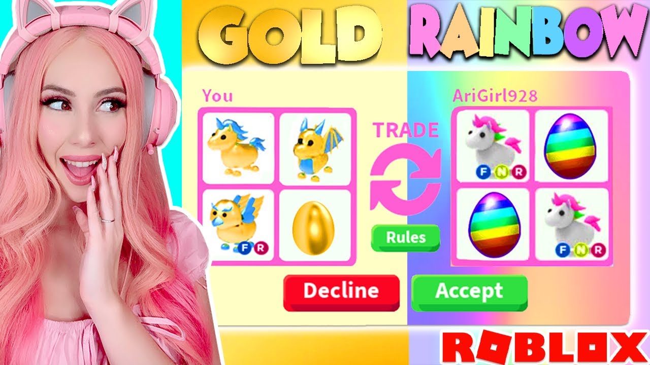 I Was Challenged to An EXTREME ONE COLOR TRADE CHALLENGE In Adopt Me! Roblox Adopt Me