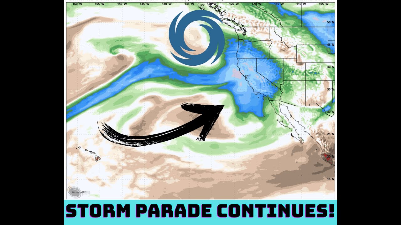 Storms Batter Northern Half of California!