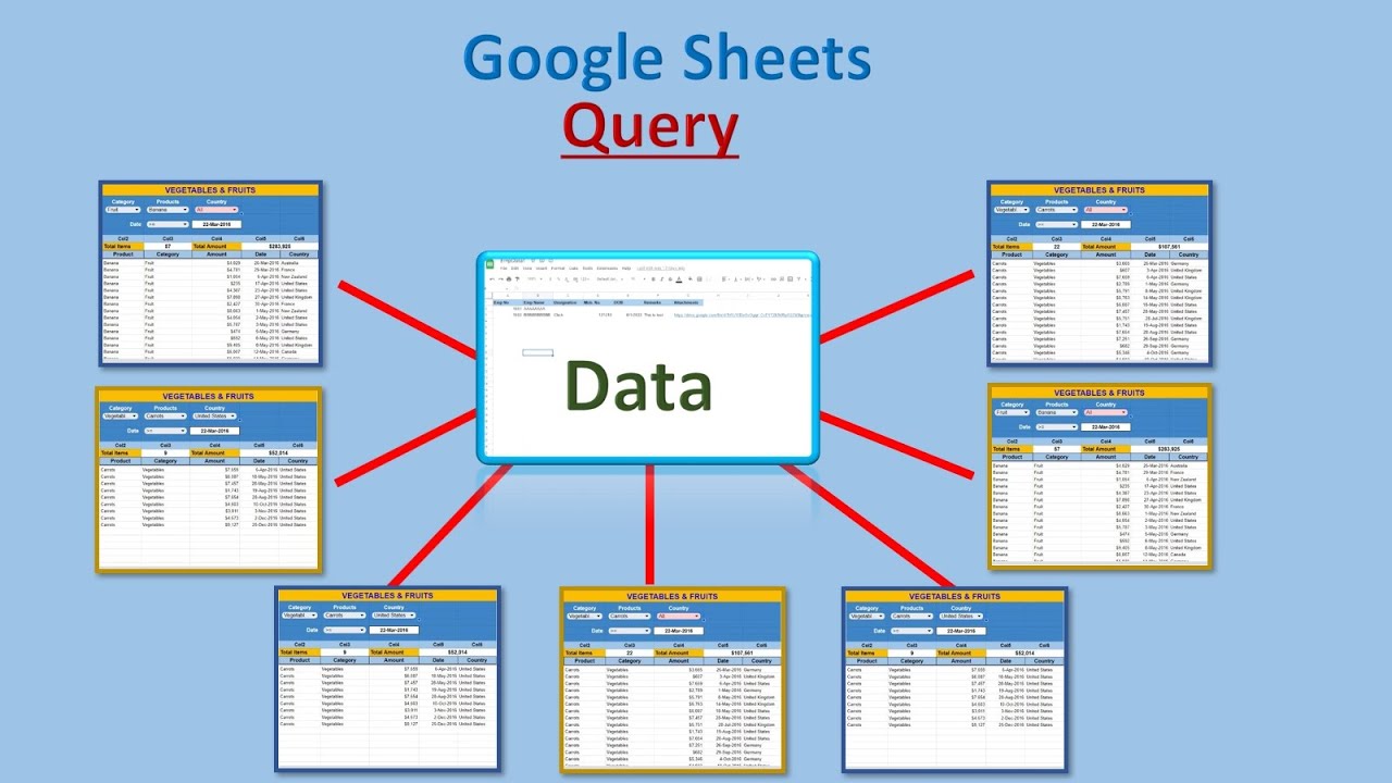 Google Sheet - QUERY