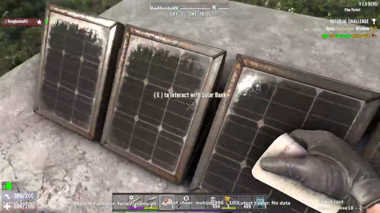 7 Days to die. Solar power. Where, how. and wires.