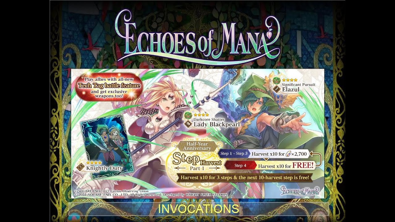 Echoes Of Mana : Invocations sur le portail 