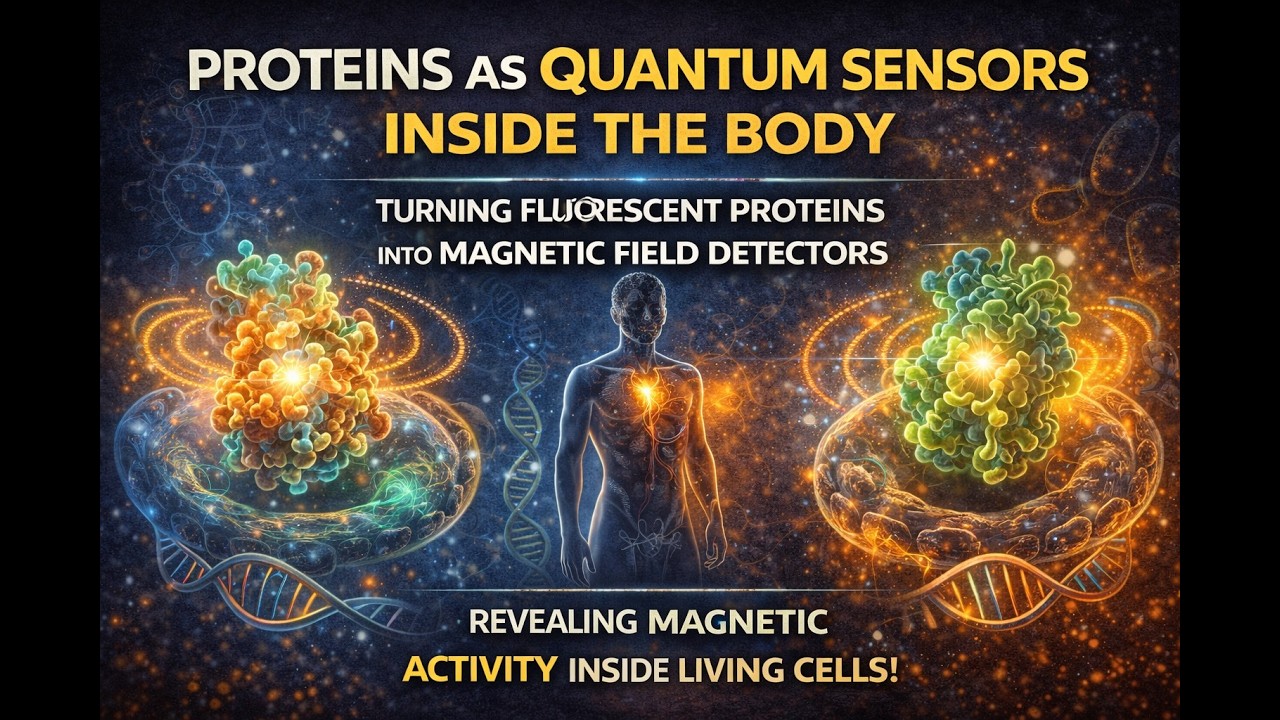 Scientists Turn Proteins Into Quantum Sensors 🔬 Inside Living Cells Explained