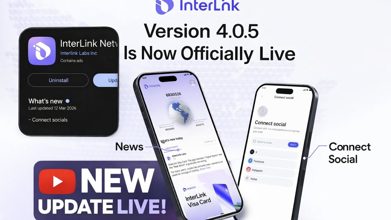 INTERLINK Version 4.0.5 Updates explained in detail.. #interlink #interlinknetwork #crypto 