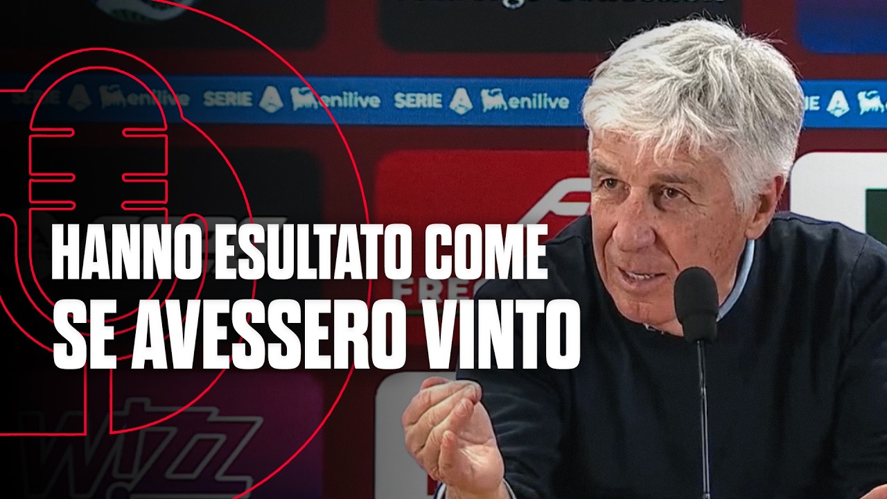 &ldquo;Hanno esultato come se avessero vinto&rdquo; | Gasperini post Roma-Juve 3-3