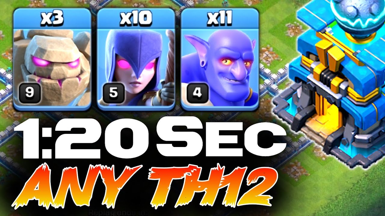 TH12 Zap Witch Attack Strategy || Th12 Attack Strategy || Th12 Zap Witch || Th12 bowitch