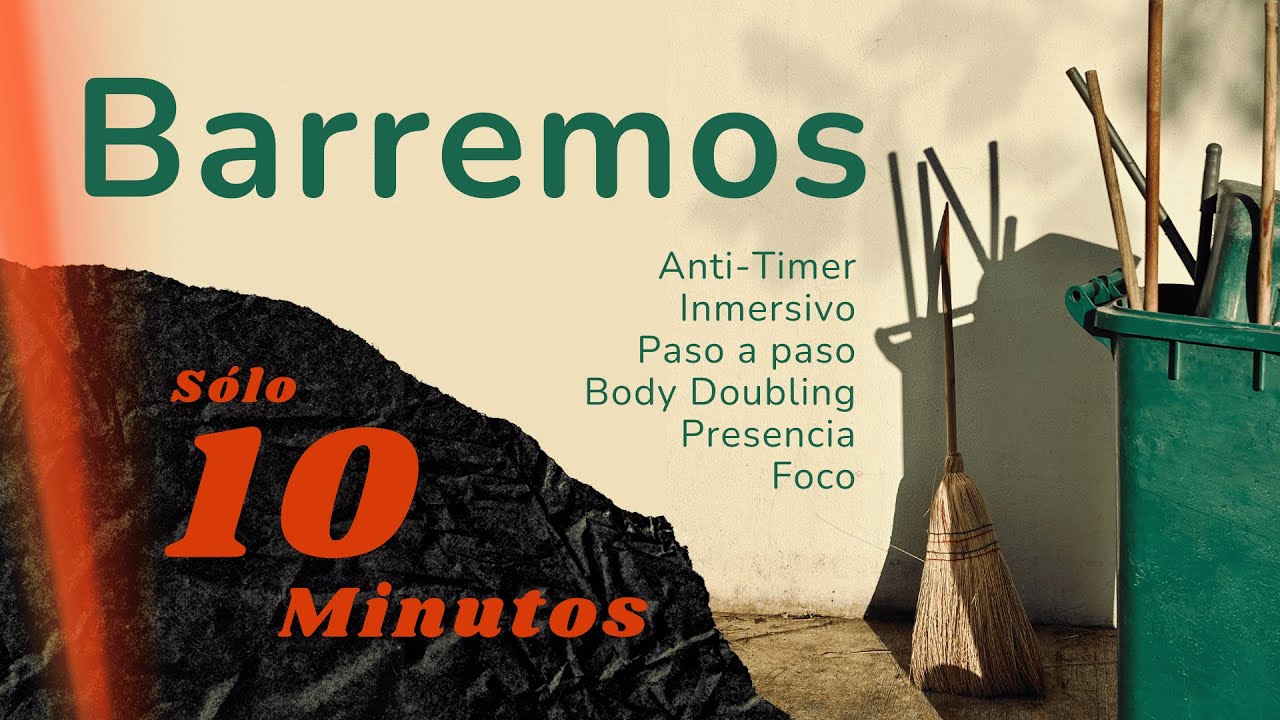 Odiaba barrer hasta que hice este video. Sólo 10 minutos! Barremos juntos, No pospongas más!