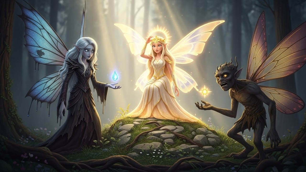 Four fairies Cartoon