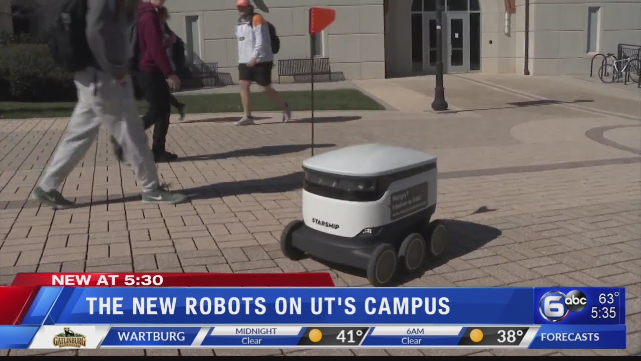 Food delivery robots arrive at University of Tennessee