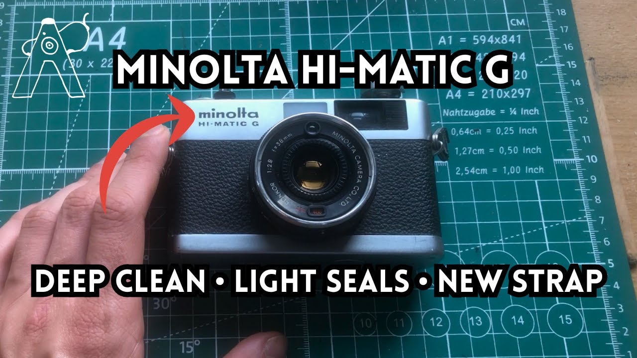 Restoring a Minolta Hi-Matic G – Light Seals, Deep Clean & More! #vintagecameras