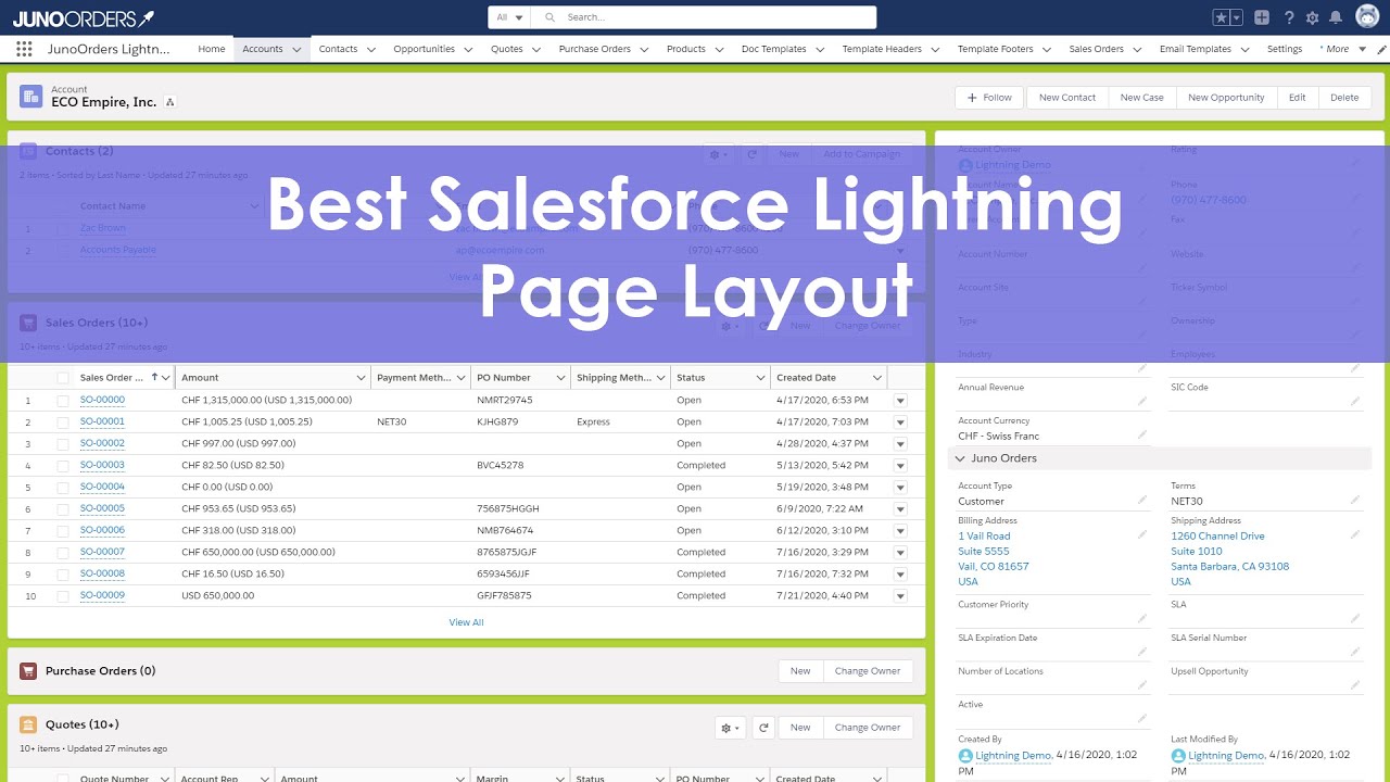 Change The Layout for Salesforce Lightning for Better Efficiency