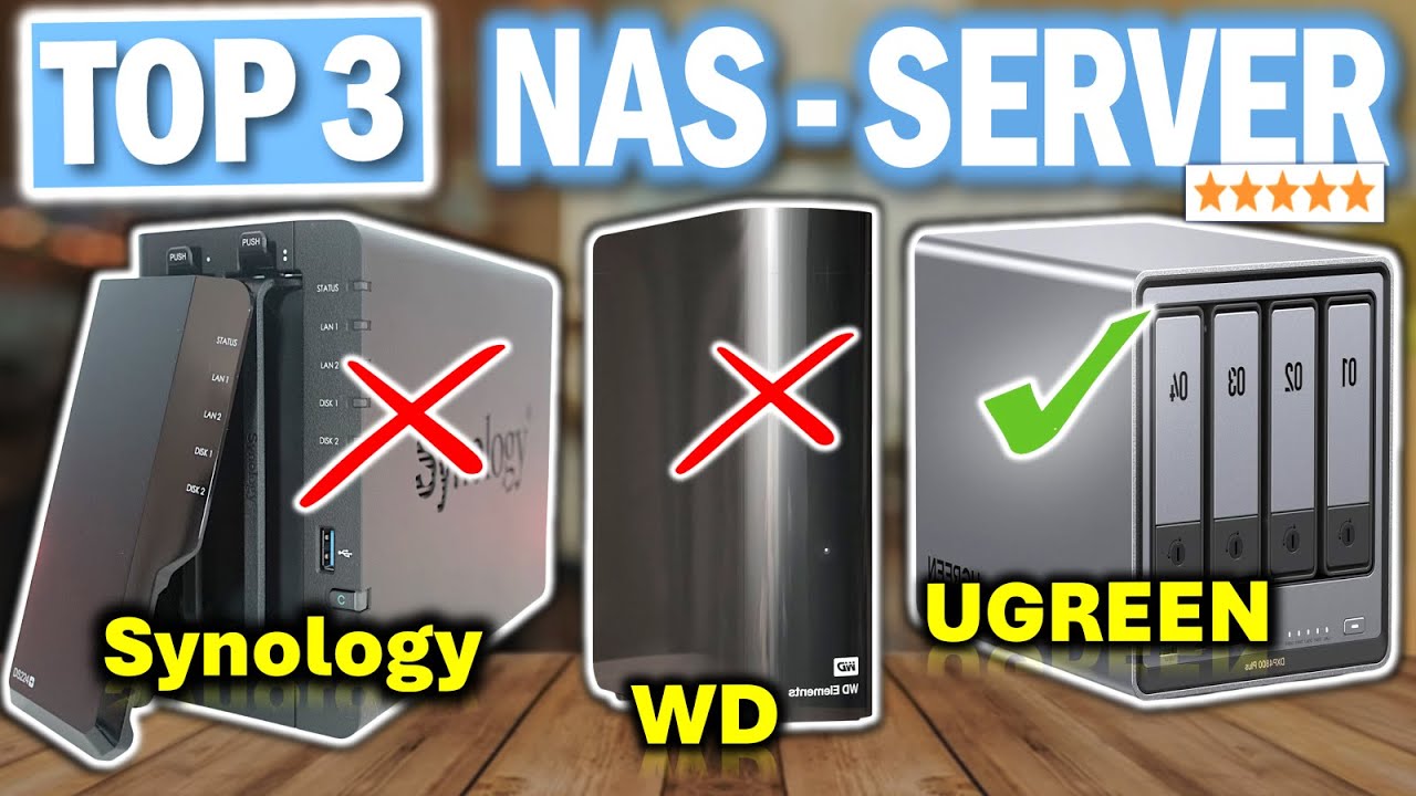 Die besten NAS f&uuml;r Zuhause | Top 3 NAS Server Vergleich - 3 Preisklassen