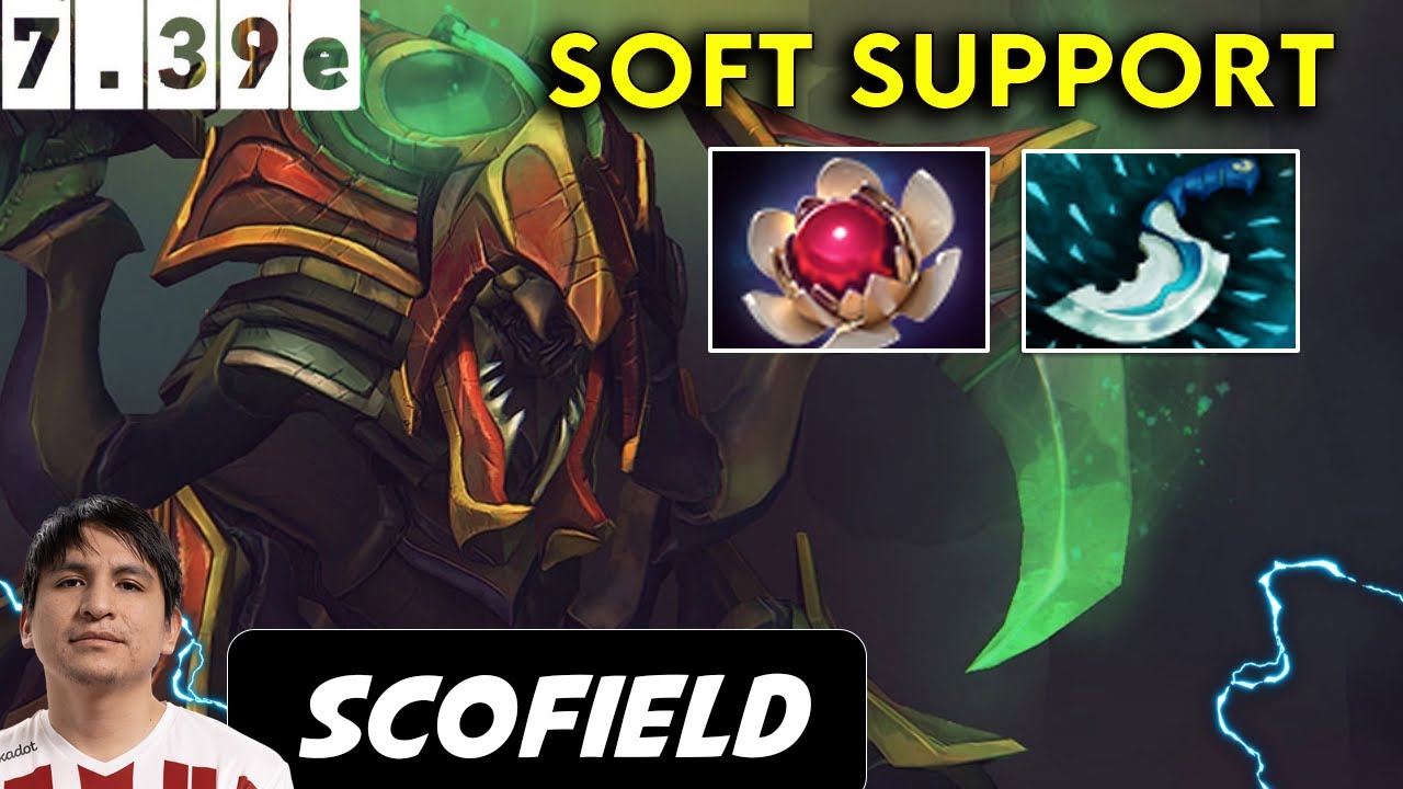 Scofield Nyx Assassin Soft Support - Dota 2 Patch 7.39e Pro Player Full Gameplay