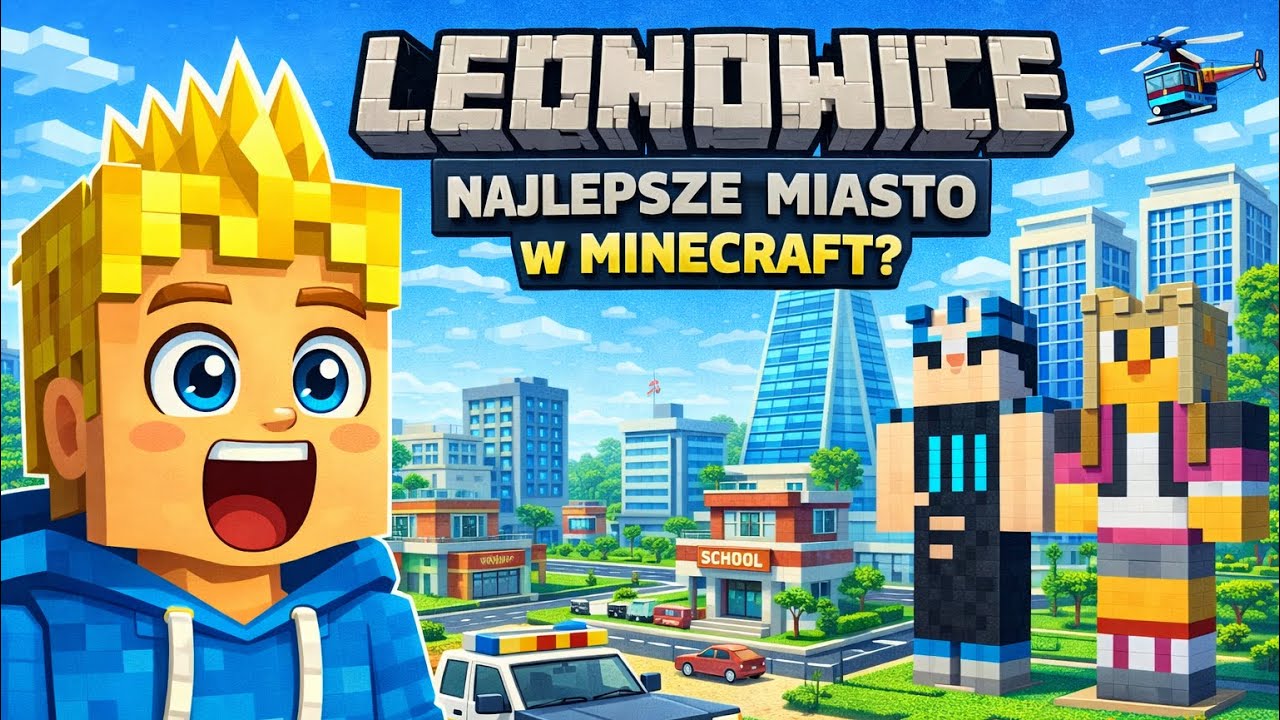 CZY TO NAJLEPSZE MIASTO w MINECRAFT?! 😱 | LEONOWICE 🏙️